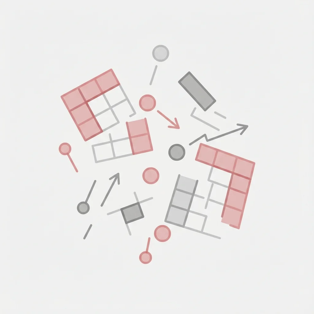 Data rozbitá mezi systémy